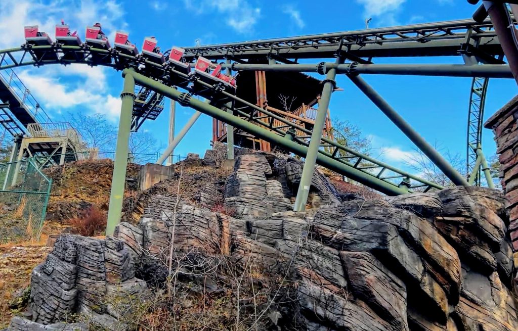 Dollywood firechaser roller coaster