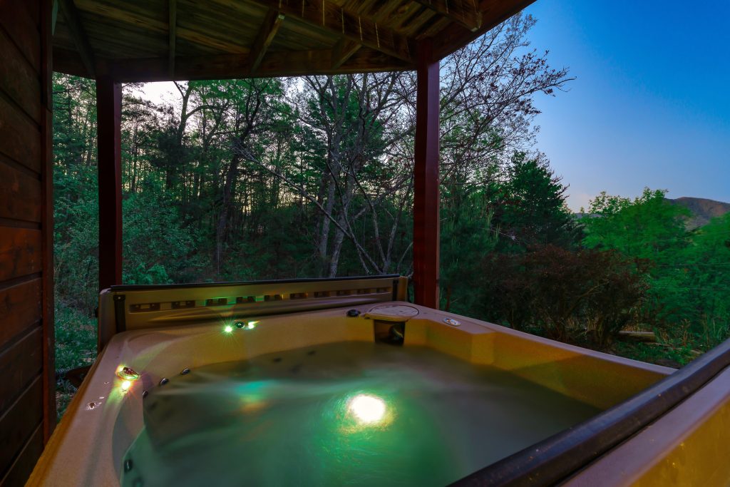7-seater hot tub to relax in after a busy day